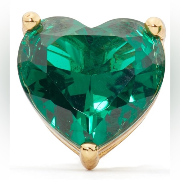 Kate Spade Green and Gold Stud Earrings